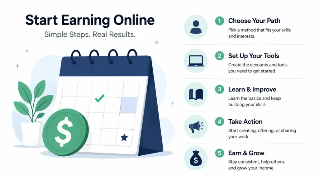 Step by step guide to starting online jobs without investment daily payment
